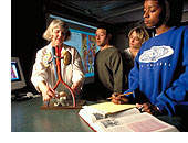 Students in class
