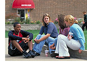 Students chatting