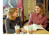 Students in cafeteria